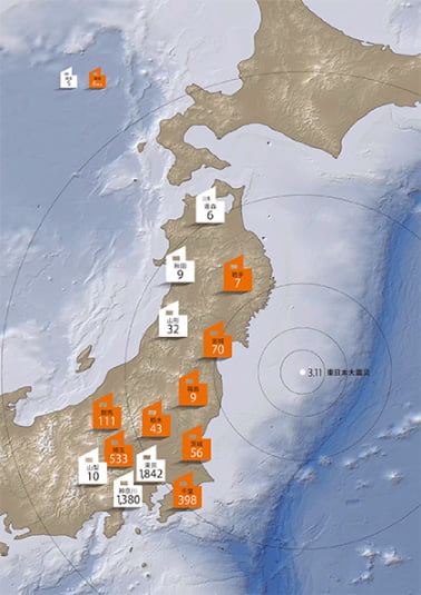 東日本大震災で証明された、倒壊ゼロという実力。
